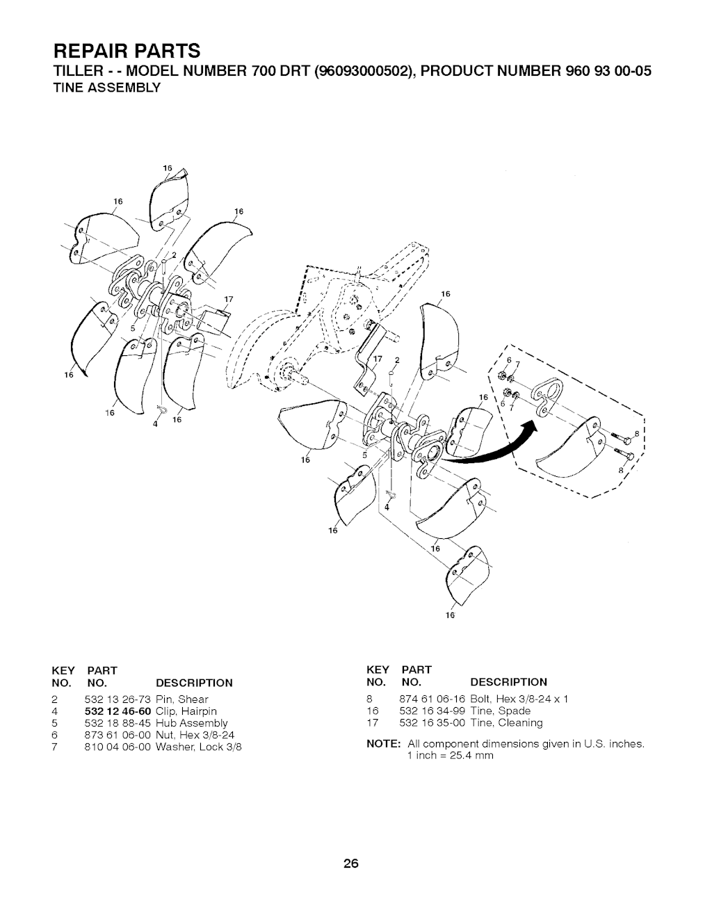 Explosionszeichnung Ersatzteile