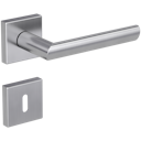 Vorschaubild Griffwerk Türgriff OVIDA Quattro Edelstahl matt - Klipptechnik