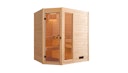 Vorschaubild Weka Massivholzsauna Valida Eck Gr. 1 mit Glastür+Fenster Sparset 2 - "Alles dabei"
