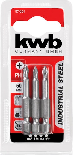 kwb 3 Bits 50mm PH 1 Industry SB 121051