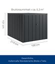 Vorschaubild Hörmann Metall-Fahrradgarage Juno