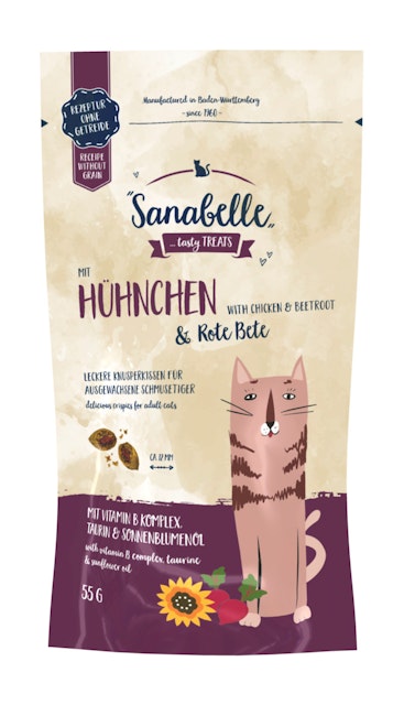 Sanabelle Knusperkissen 55g KatzensnackVorschaubild