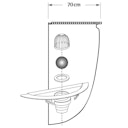 Vorschaubild MEA Lichtschacht Entwässerungsanschluss MEASTOP PRO Set