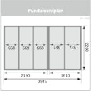 Vorschaubild Karibu Saunahaus Skrollan 3 mit Vorraum naturbelassen (Rechteckfenster) inkl. gratis Sauna-Zubehörset im Wert von 234,94 €