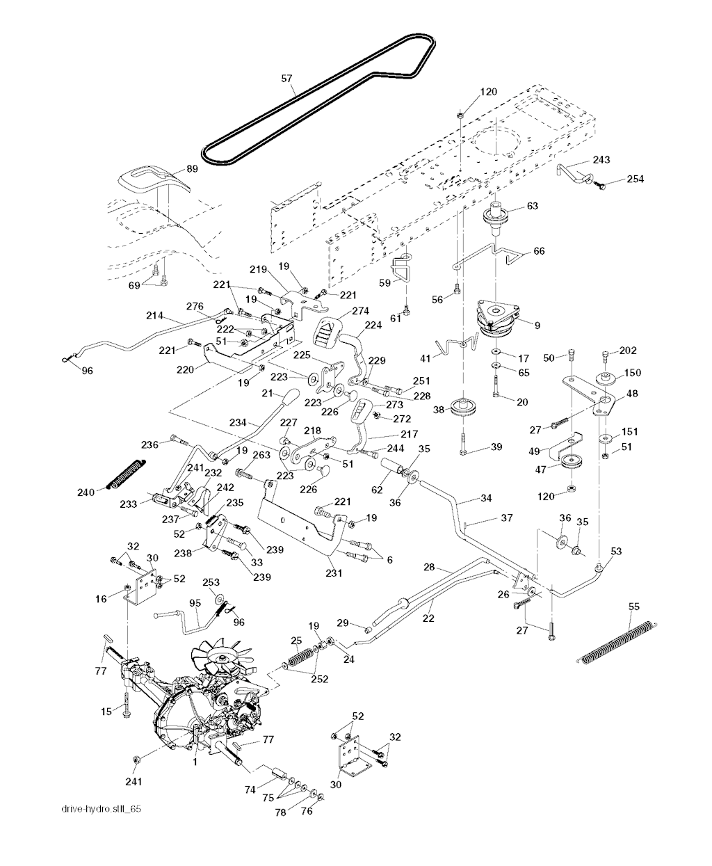 Explosionszeichnung Ersatzteile