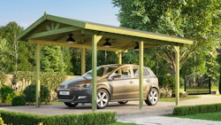 Weka Satteldachcarport 611 (Holzcarport)