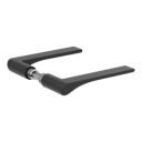 Vorschaubild GRIFFWERK LEAF LIGHT SIEGER DESIGN Griffpaar für Schlosskasten - Samtgrau, Kaschmirgrau, Graphitschwarz