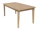 Vorschaubild Garden Pleasure Gartenmöbel Set VISALIA / OAKLAND, Tisch 180 x 90 + 4 Sessel, Akazie / Polyrattan Zimtbraun / Kissen 100 % Polyester Taupe