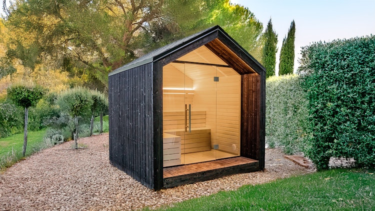 Weka Design Saunahaus Luua - 175 mm (Lieferung vormontiert)