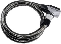 KRYPTONITE Panzerkabelschloss Kryptoflex Amored Key Cable 100 cm grau