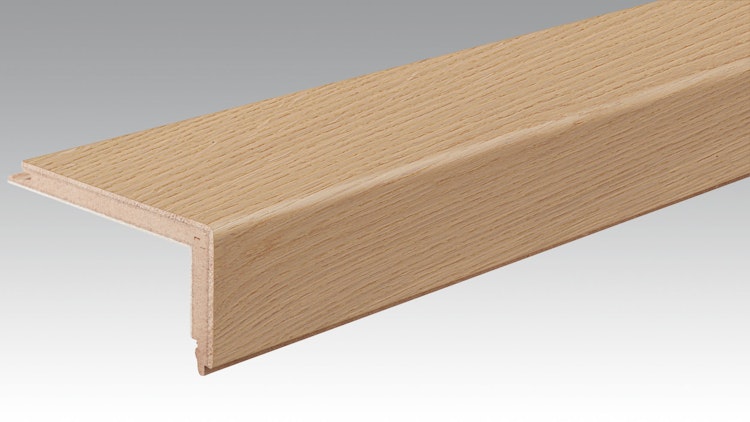MEISTER Treppenkante Parkett L-Profil 2150 x 13 mm 9010 Eiche authentic creme ultramattlackiert