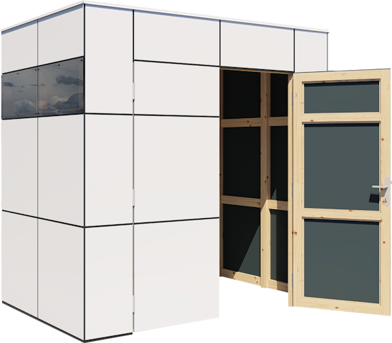 Bertilo Gartenhaus HPL Mini - 6 mm