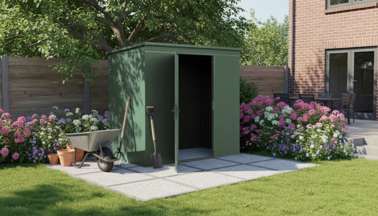 Weka Metall-Gerätehaus Gary 1-9