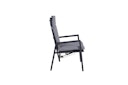 Vorschaubild Garden Pleasure Gartenmöbel Set AMIRA / SINTRA, Ausziehtisch 195 /240 x 100 + 6 Sessel, Alu Anthrazit / Kunststoffgewebe Grau / Kissen 100 % Polyester
