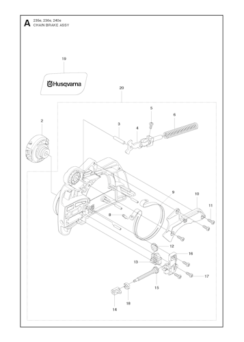 Husqvarna Kettensägen 235, 20101400001-20144000000
