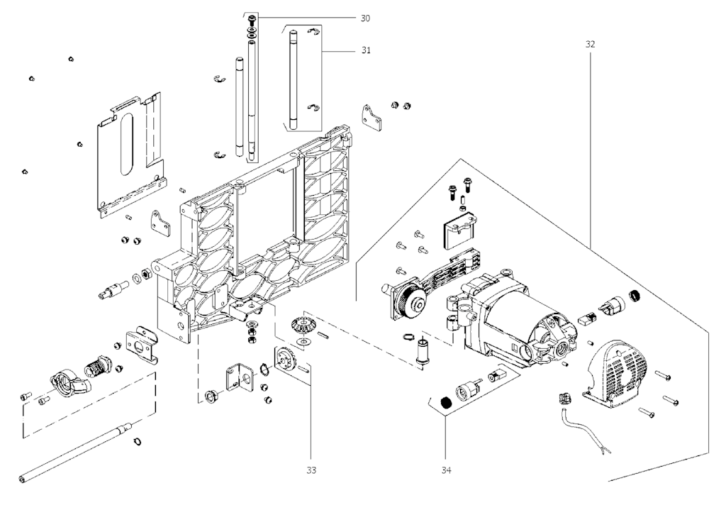 Explosionszeichnung Ersatzteile