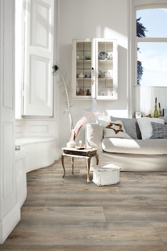 HANDMUSTER MEISTER Designboden MeisterDesign. comfort DD 600 S Wildeiche grau 6977