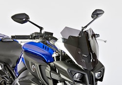 ERMAX Naked-Bike-Scheibe Acrylic durchsichtig Schwarz getönt für YAMAHA MT-10 / SP