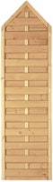 T&J Massivzaun spitz 60 x 210/ 180 cm