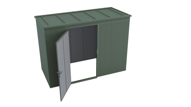 Weka Metall-Gerätehaus Gary 1-9