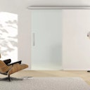 Vorschaubild Griffwerk Glasschiebetür SNOWWHITE 501 Milchglas / Satiniert / Weißglas