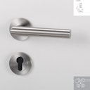 Vorschaubild Griffwerk Wechselgarnitur LUCIA PROFESSIONAL K3 - Edelstahl matt