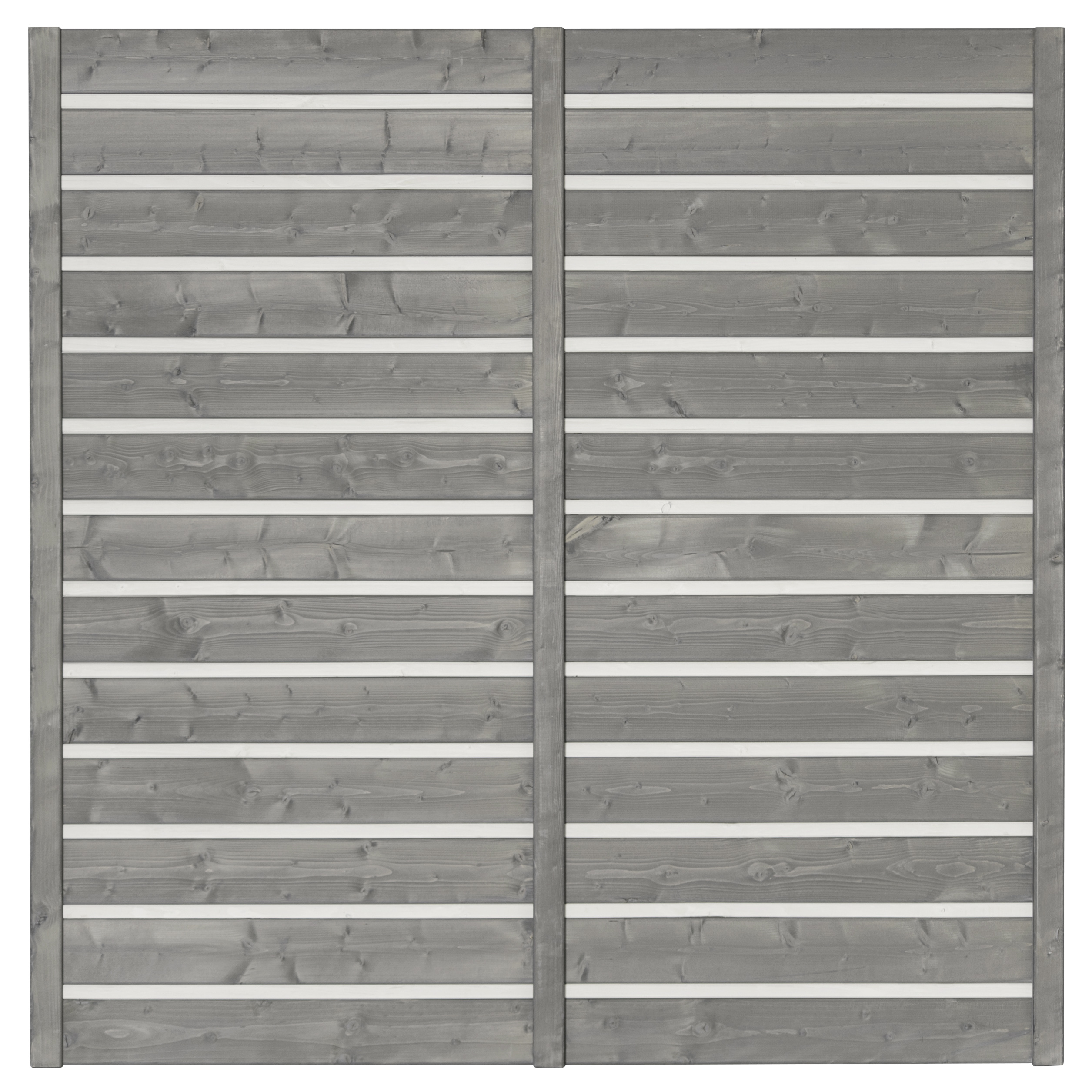 BM Serie TYP 224 Grundelement, 180 x 180cm, Fichte Hellgrau/Cremeweiß