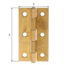 Vorschaubild Scharnier gerollt schmal Mess. 64x34 mm