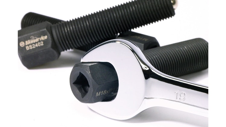 Bikeservice Polradabzieher M14 x 1,5 mm, Außengewinde, Rechtsgewinde