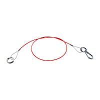 Abreißseil mit Ring, Länge 1000 mm, rot