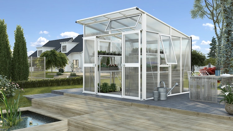 Vitavia Gewächshaus Aura 7800 inkl. 4 Fenstern - 7,8 m²