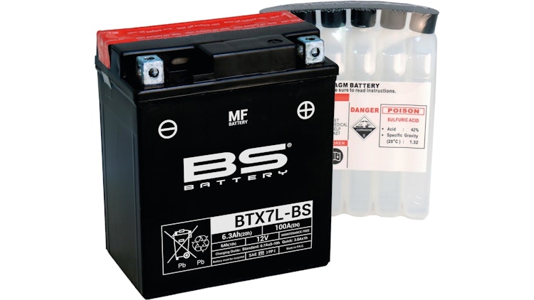 BS-Battery Batterie BS-Battery, MTF, wartungsfrei, Batterie "YTX7L-BS" ETN: 506 014 005