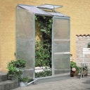 Vorschaubild Halls Gewächshaus Altan - 0,91 m² / 1,33 m² Farbe: Aluminium