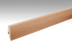 MEISTER Fußleiste Profil 3 PK Buche 6201 für Laminatböden - 2380 x 60 x 20 mm