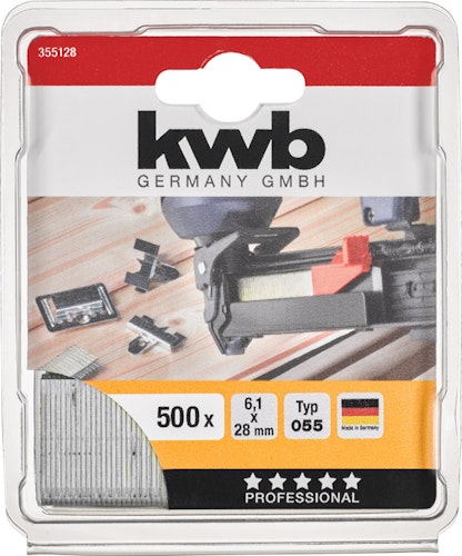 kwb 600 -Heftkl Stahl 055/C28 mmSB 355128
