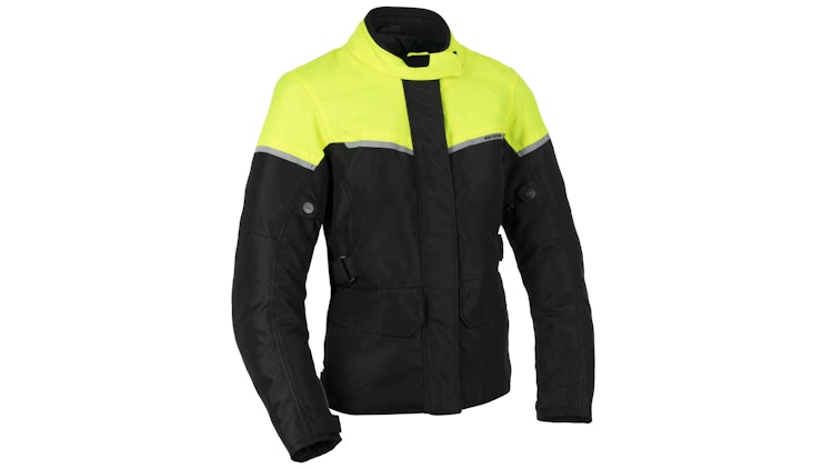  Oxford Spartan Long WP WS Jacket Black/NeonGelb, Gr. 4XL Damen 