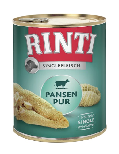 RINTI Singlefleisch 800g Dose Hundenassfutter