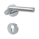 Vorschaubild Griffwerk Türgriff CORINNA Schraubrosette  - Chrom/Edelstahl - AUSLAUFARTIKEL