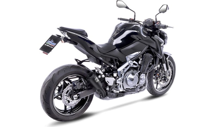 LeoVince SLIP-ON Edelstahl SBK LV-10 Schwarz für KAWASAKI Z 900/A2