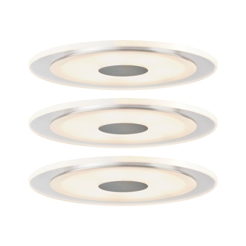 Paulmann Einbauleuchte Whirl 3er Set LED 6W Chrom