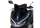 Vorschaubild ERMAX Scooterscheibe Sport Acrylic durchsichtig Schwarz getönt für HONDA PCX 125