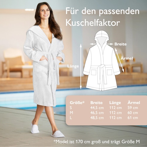 Liebenstein Sauna Bademantel Damen