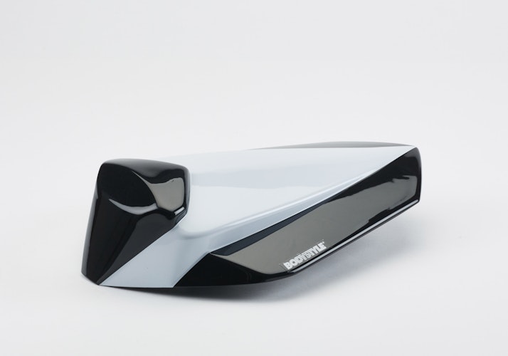 BODYSTYLE Sportsline Sitzkeil ABS Kunststoff weiß/schwarz für KAWASAKI Z800, Z800e