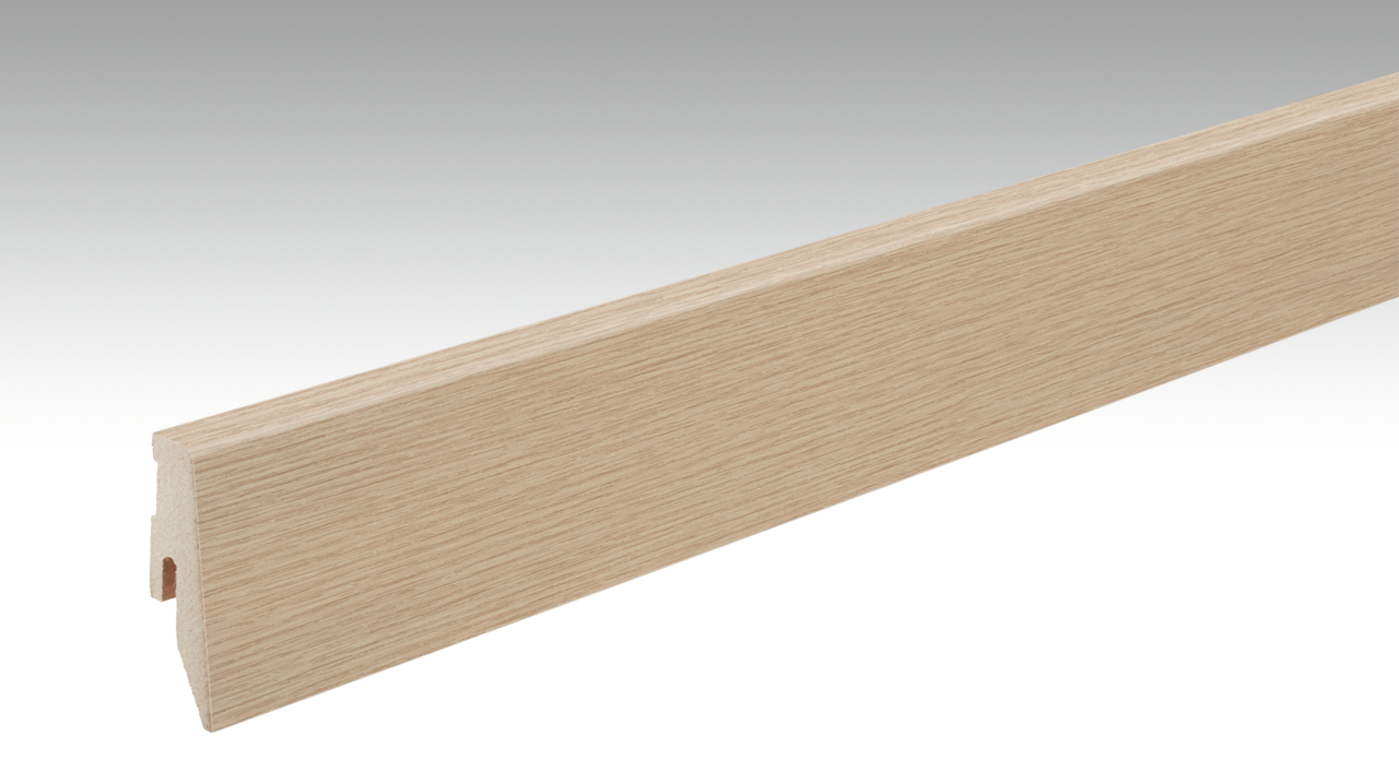 MEISTER Laminatfolien-ummantelte Profile Fußleiste Profil 3 PK 2380 x 60 x 20 mm 07457 Lakewood Oak