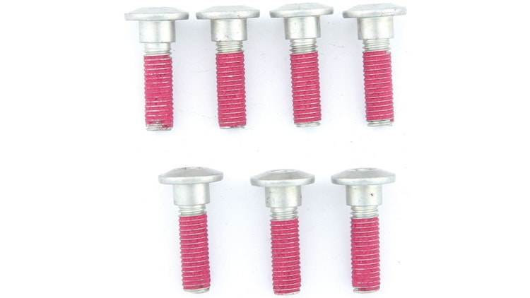 TRW Schraubensatz 7 Stück, M8x1, 25, Schaftlänge 30 mm, Gesamtlänge 33, 2 mm