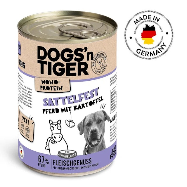 Dogs'n Tiger 400g Dose HundenassfutterVorschaubild