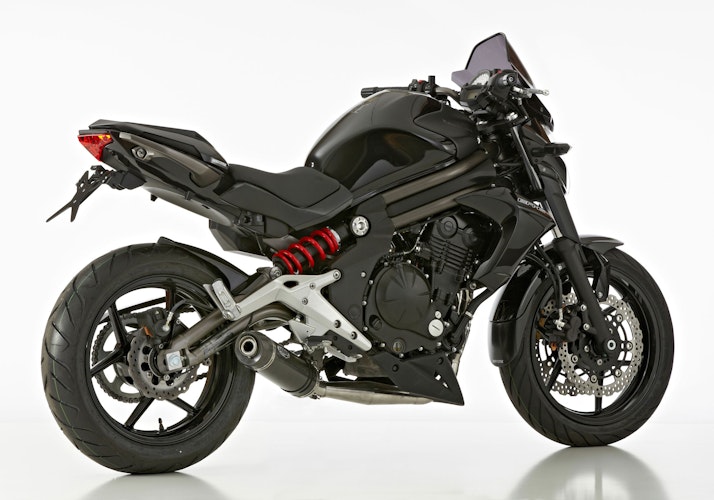 SHARK KOMPLETTANLAGE Carbon  Street GP für KAWASAKI ER-6f,ER-6n,Versys 650 EURO3 EURO4 