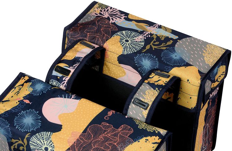 Basil Doppeltasche Mara Mara 35 l schwarz,gold