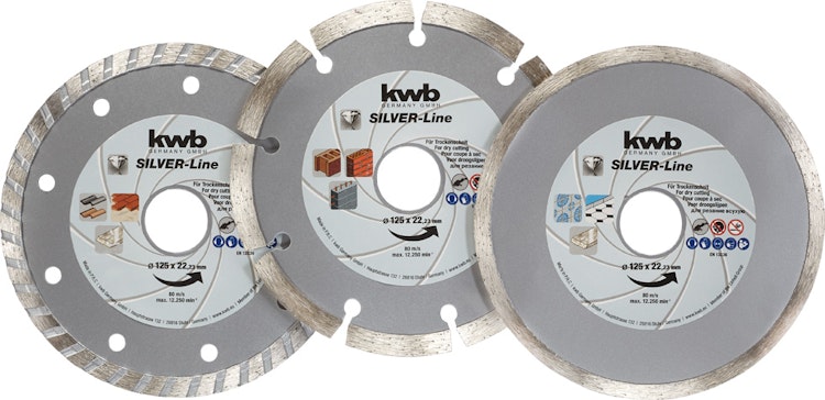 kwb DIA-Trennsch-Set 125 3-tlg. 797085