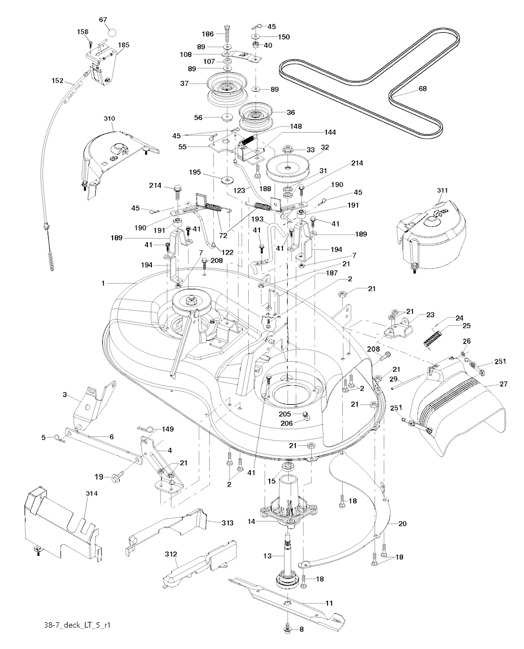Explosionszeichnung Ersatzteile